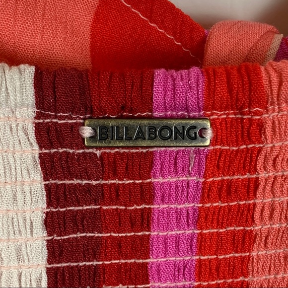 NWT Billabong Red/Pink Striped Hug and Kisses Cami - Picture 5 of 10